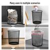 Mufengxing Large Metal Mesh Wastebasket