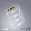 Transparent Business Card Case  Acrylic Card Storage Box Multi-Layer Business Card Holder Capacity For Exhibitions