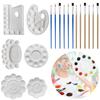 Children Painting Toys Pigment Tray Brush Graffiti Art Cultivation Tools Drawing Supplies Kids Parent-child Interaction Toy TMZ