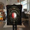 Feyenoord Rotterdam Flannel Blanket, High quality Comfortable for All Seasons, Home Decor, Warmth and Comfort