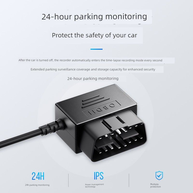 Suitable for Dash Cam Voltage Reduction Cable Obd Power Cable 24V12V To 5V for Car Use 24-Hour Parking Monitoring