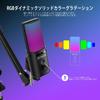 FDUCE Gaming USB RGB Condenser Microphone with Boom Arm for PS5 Microphone, Mute, Gain, Monitoring, Streaming, Podcasts, Twitch, YouTube, PC,