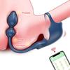 Vibrador Cockring Pênis Anel Peniano Com Anal Butt Plug Atraso Ejaculação Brinquedos Sexuais para Homens Casal