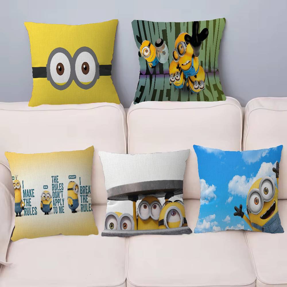 Cartoon L-Lieblich Niedlich M-Minions Kissenbezug Zoll Bauernhaus Dekor Zuhause Wurfkissenbezüge für Couch Dekorationen