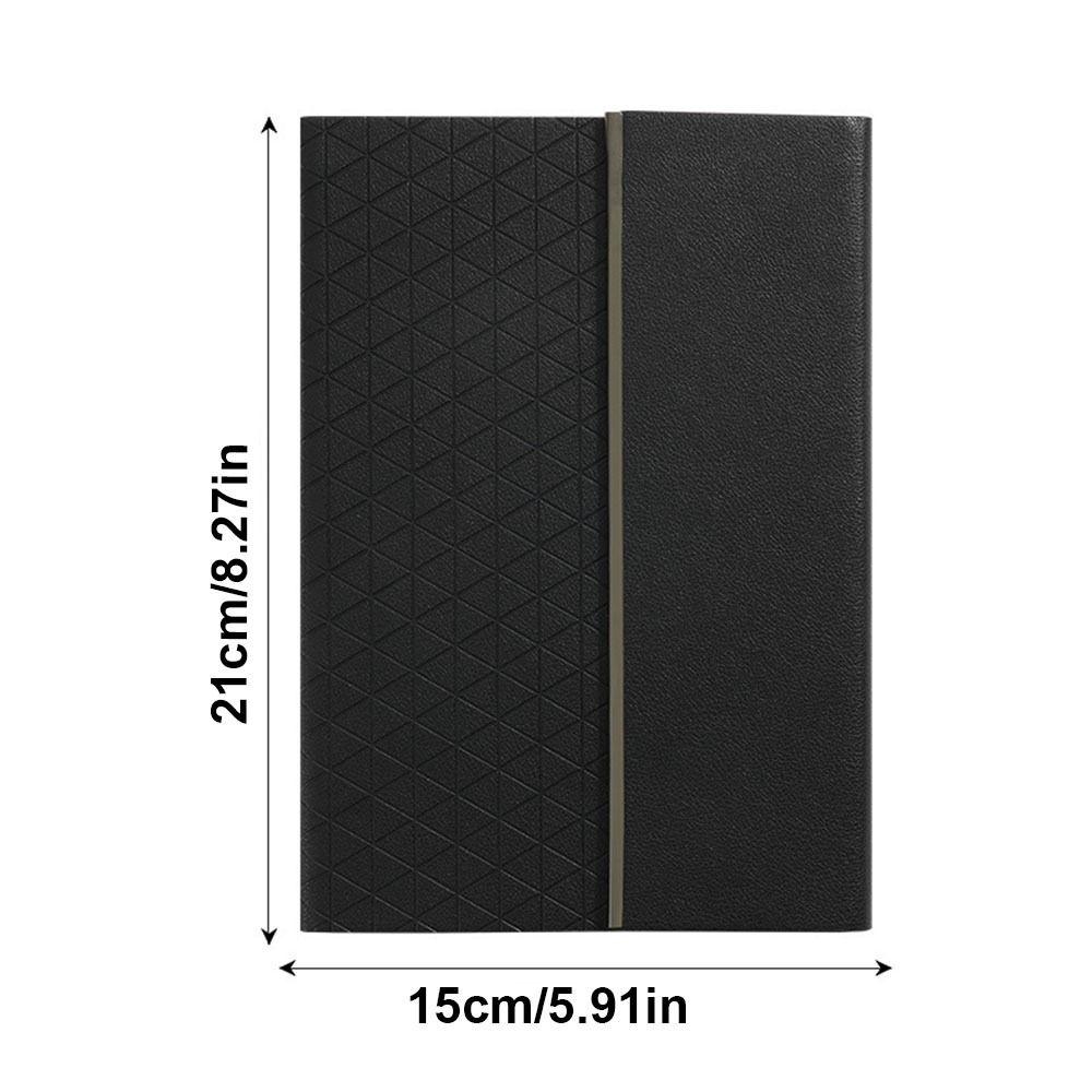 200 Pages A5 Notebook Magnetic Buckle Diary New Business Office Notepad  Gift for Friends