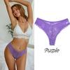 Sexy comfortabele vrouwelijke lingerie kanten ondergoed damesslipje lage taille string uitgehold G-snaar vrouwelijke onderbroek effen