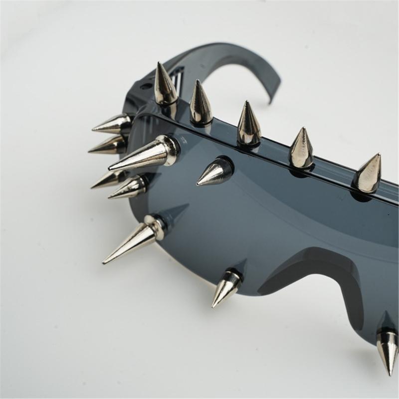Zonnebril met Spikes Lichtgewicht PC Frame Outdoor Modeaccessoires