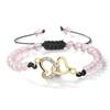 Double Heart Bracelet For Women Couple Matching Love Adjustable Chain Jewelry Romantic Anniversary Valentine's Day Present Gifts