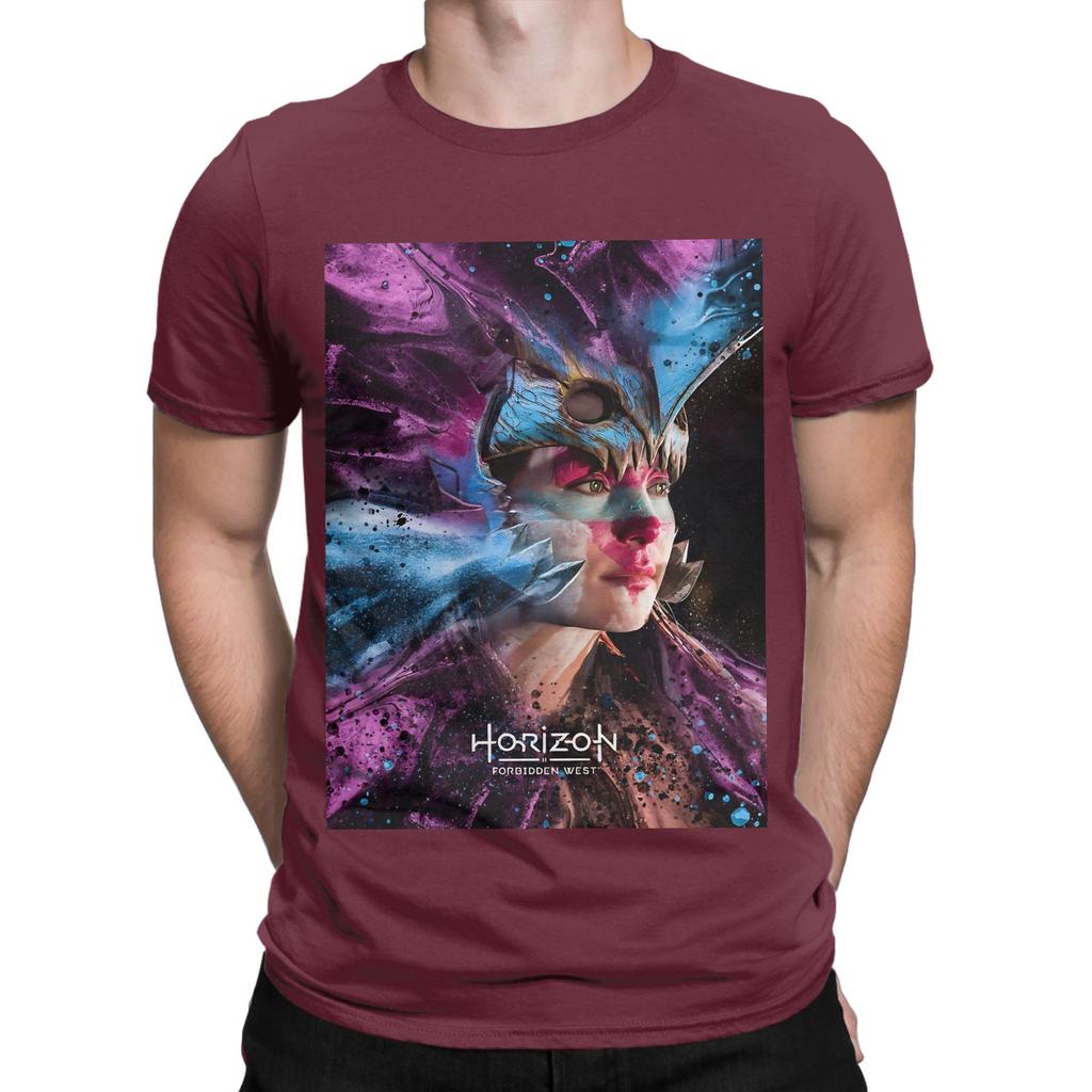 Horizon colors Novelty Graphic 100 Cotton TShirt Horizon Tops Tees For Unisex