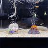 Creative Aquarium Volcano Ornament Mini Size Simulation Volcano Resin Rockery  Aquarium Use