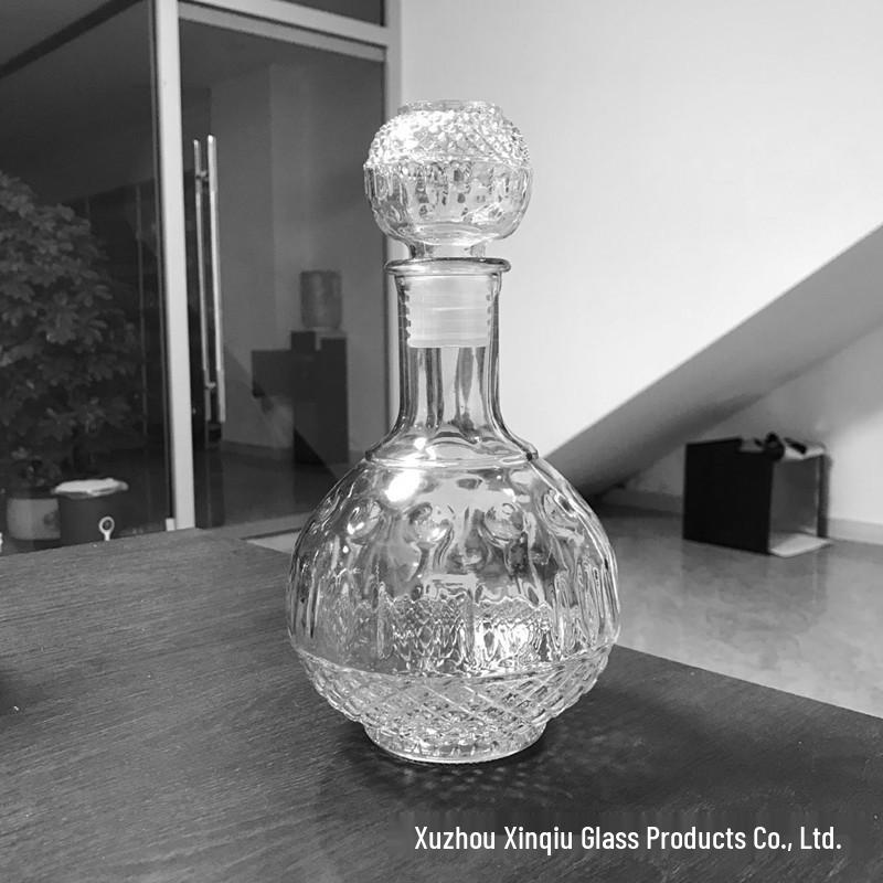 Creative Crystal Diamond Wine Decanter: 50ml-1000ml Transparent Red Wine Bottle