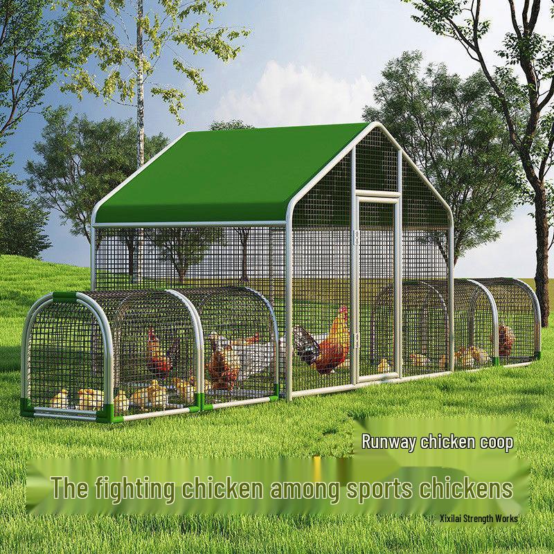 Chicken Walking Tunnel: Ground Cage Extension for Pet Chickens