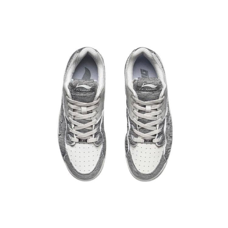 Li Ning 937 Vintage Basketball Shoes Women's Low top Gray AGBR050-5