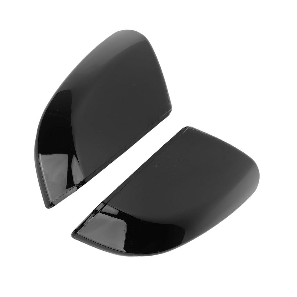 Side Door Rearview Mirror Cap Bright Black Weatherproof Car Door Side Mirror Cover