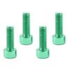 2pc/4pc Bike Water Bottle Cage Bolts  Aluminium Alloy Hex Tapping Screws Aluminum Alloy Bicycle Accessories 7 Colors