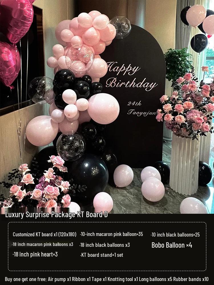 

Blackpink Themed 18th Birthday Party Decorations - Balloon and Backdrop Set