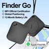 Rastreador GPS Bluetooth Inteligente Mini Localizador Certificado MFI para Aplicativo Apple Find My, Lembrete Anti-Perda Localizador de Posição Global para Chaves Carteira Animais de Estimação Crianças Carro