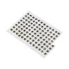 100pcs 10mm Artificial Fishing Eyes Fish Eyes Sticker Fishing Accessories Tackle Fishing Lure EyesSilver