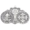 Vintage Christian Crosses Keychain Pendant Metal Antiqued  Hanging Ornament Charm for Handbag Backpack Decoration