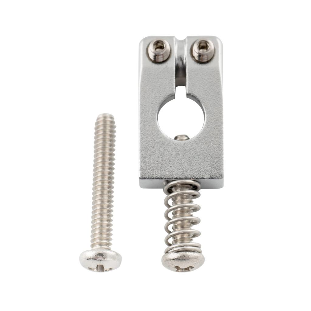 Musiclily Ultra Blast Tremolo Bridge Saddles for Strat Electric Chrome of 10.8mm Guitars, (Set 6)