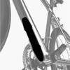 Durability Mountain Bike Frame Protector Scratch Resistant Bike Frame Guards for Outdoor Cycling