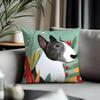Viral BBull Terriered Cushion Cover Antidustmite Pillowcase Invisible Zipper Silky Short Plush Sofa Cushion Cover