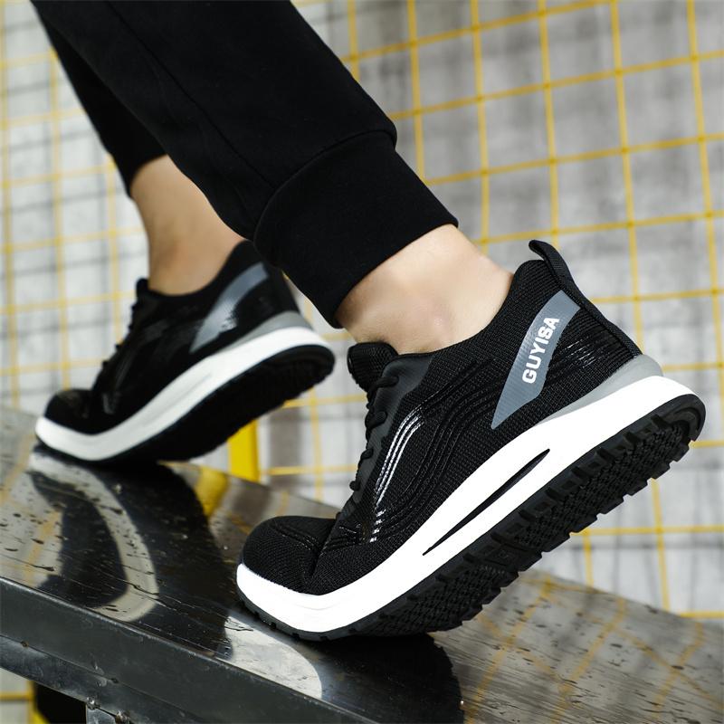 Safety Steel To Shoes Men Fashion Sports Shoes Work Boots Puncture-Proof Security Protective Shoes Indestructible