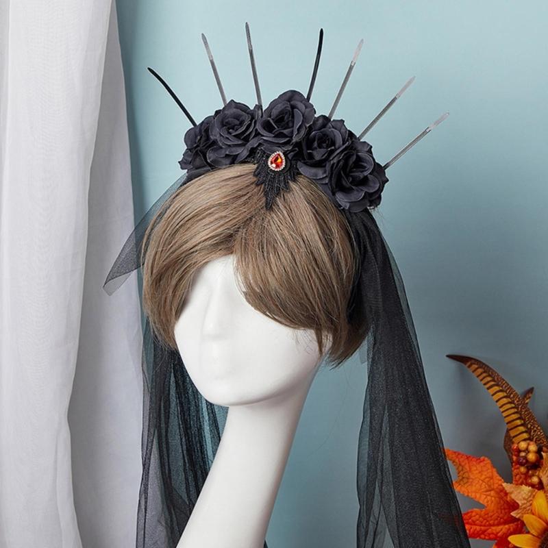 Creative Halloween Costume Headpiece Decorative Women Headbands Stylish Headgears Accessory for Themed Parties