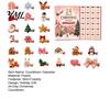 Christmas Party Hair Styling 24-Day Clip Advent Calendar, Girls Countdown Box with Sweet Style Accessories 24 Cute Hairpins, Holiday Gift, DIY Clips