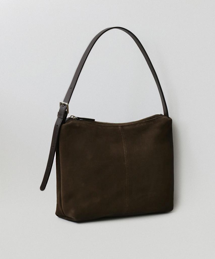 Andneeds Suede Shoulder Bag (Brown)