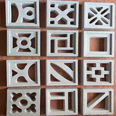 20x20cm Fenster Muster Schalung Gartenweg Wand Ziegel Schalung 3D Schnitzerei Rutschfest Beton Kunststoff Pflaster Schalung