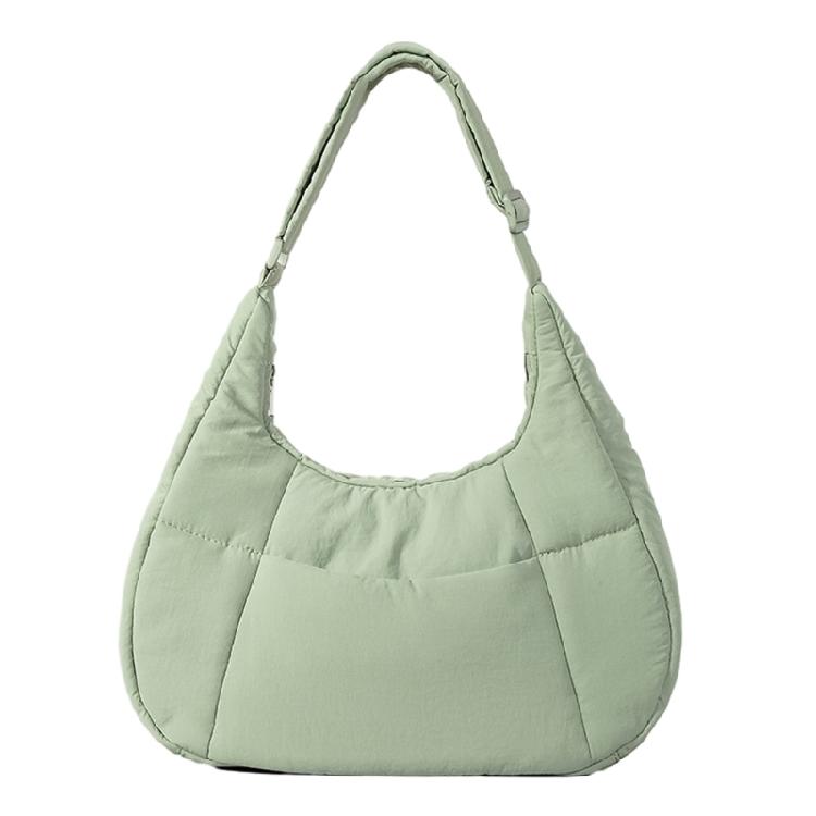 Fashion Underarm Bag for Women Versatile Shoulder Bag Solid Color Armpit Bag