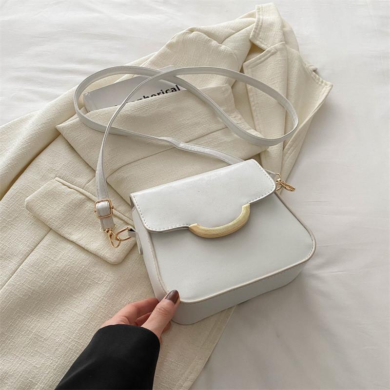 Chic Casual Commuter Small Square Shoulder Crossbody Handbag For Everyday Use