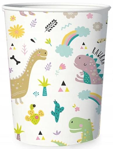 Dinosaur Paper Cups, 220 , 6 Pcs