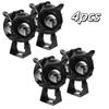 2/4pcs Motorcycle Headlight LED Spotlight White Yellow Driving Light Two Color Owl Model Bulb for Motorbike ATV Electric Vehicle