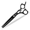 6.0" Napson 440C Hairdressing Scissors Set: Straight, Serrated & Thinning for Salon Use