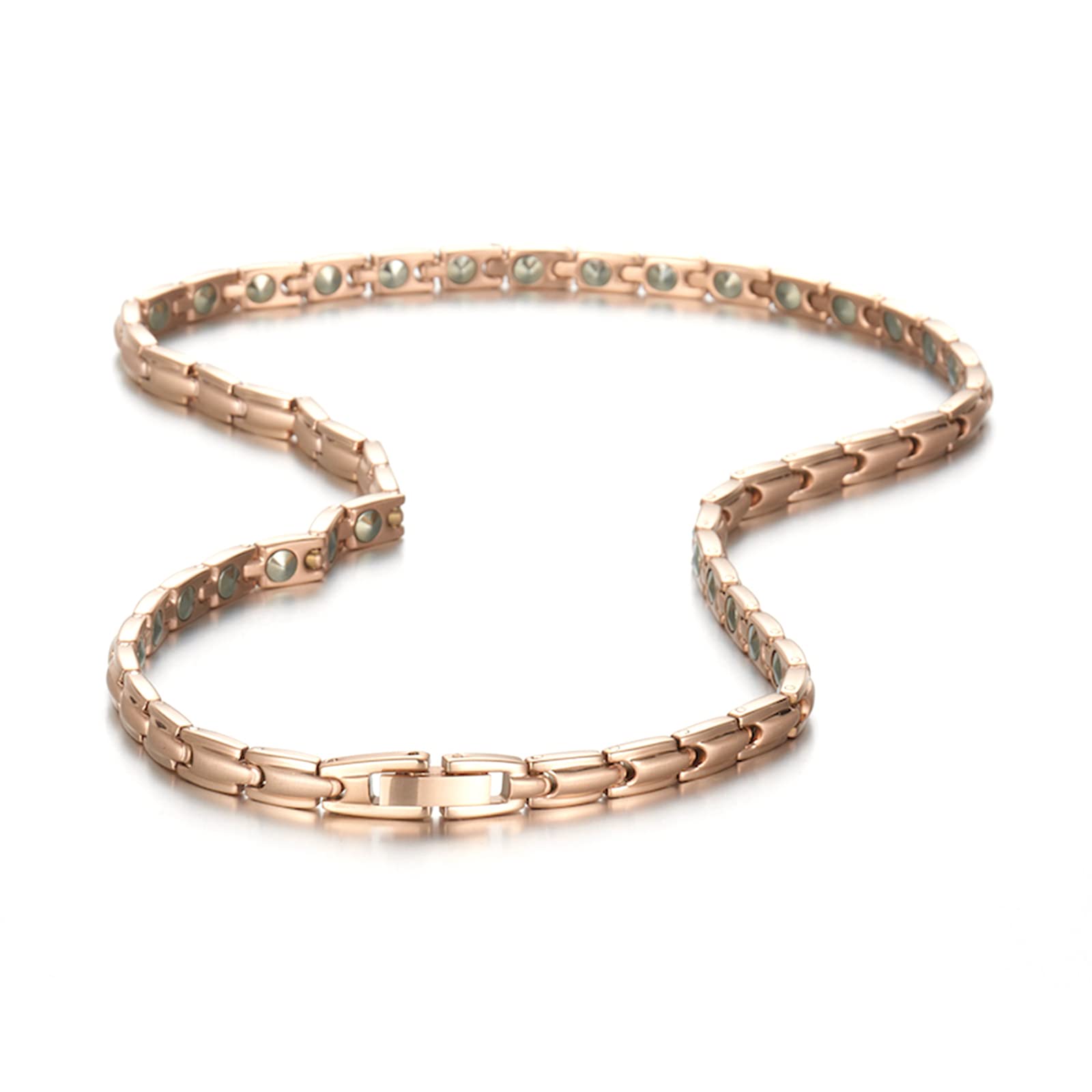 

Чистый германий нержавеющая сталь популярный модный маленький и идеальный для подарка на день рождения [HyyMe] 54-элементное 99,999% ожерелье, сталь, гематит, антистатическое,