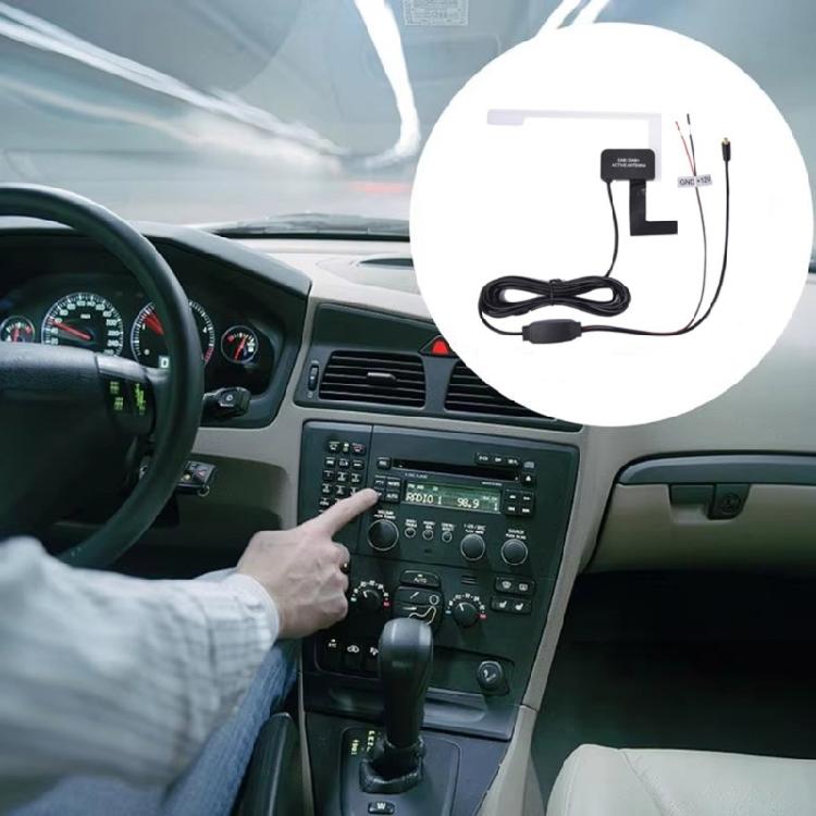 12V Glass Mount Car Digital Radio Antenna Offering Stable Signal Reception And Effortlessly Attachment Weather Resistant
