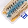 Metal Film Resistor Kit, 1280pcs 1R-10M 1Celsius4W 64 Values Resistor Assortment