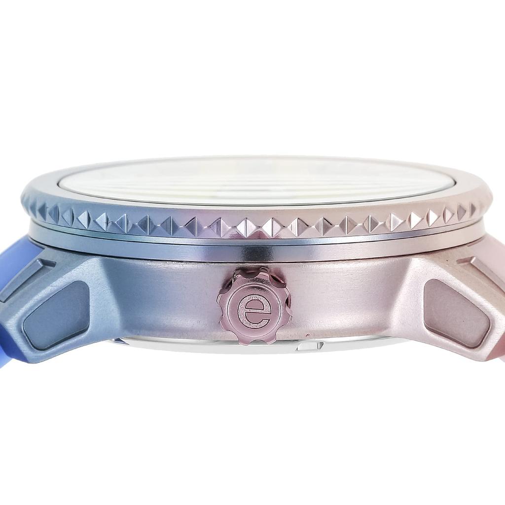 TENDENCE Gulliver De Color Medium Pink/Blue Dial Aluminum Mineral Glass Quartz 42MM Watch TY933003 Women's Pink