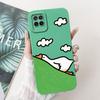 For Samsung Galaxy A12 Case SM-A125F Camera Protection Cover Cute Cartoon TPU Phone Case For Samsung M12 F12 SM-M125F A 12 Funda
