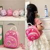 Fashionable Kids School Bag With Floral Elements And Adjustable Air Cushion Straps