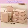 Set Organizzatore da Viaggio in Materiale di Nylon per Viaggi Casual ed Efficienza nell'Imballaggio