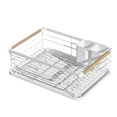 Dish Drying Rack Iron Wire Plate Bowl Rack Cutlery Holder for Kitchen Countertop Cabinet