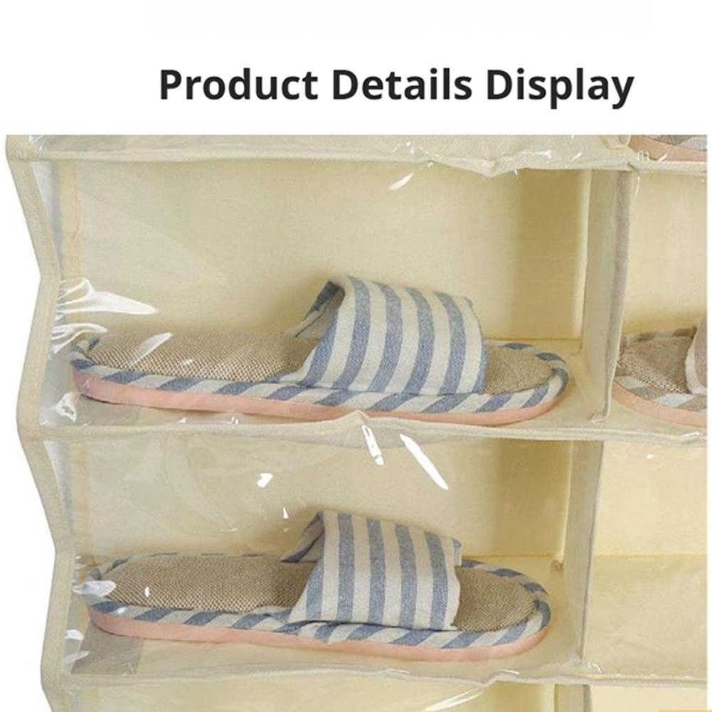 Storage Bag 26 Pockets Large Capacity Property Hanging Organizer Waterproof Attribute Behind Door Shoe Clothes Accessory Tools