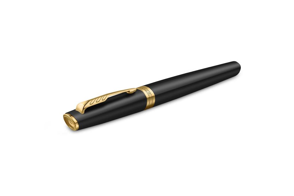 PARKER Fountain Pen Meridian Matte black GT Fine Gift Boxed 2232093
