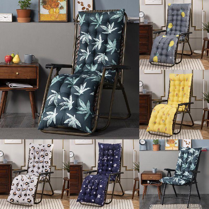Plush Leaves Starry High Back Chair Cushion With Elegant Design For Cozy Patio Lounging