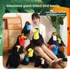 Simulated Plush Macaws Toy Animal Soft Filling Doll Children Room Decoration