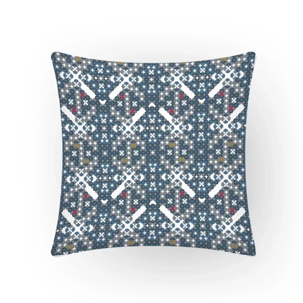 Office Sofa Car Cushion Cover Simple Floral Art Pattern Luxury Home Decor Pillow Cover