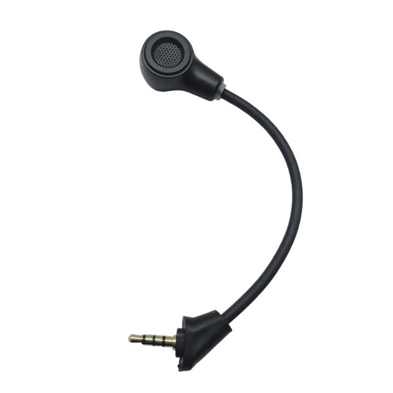 Abnehmbarer Mikrofonarm Mikrofon Schnellverschluss Ersatzstecker Plug & Play Design Verbessert Sprachklarheit für Gaming-Kopfhörer